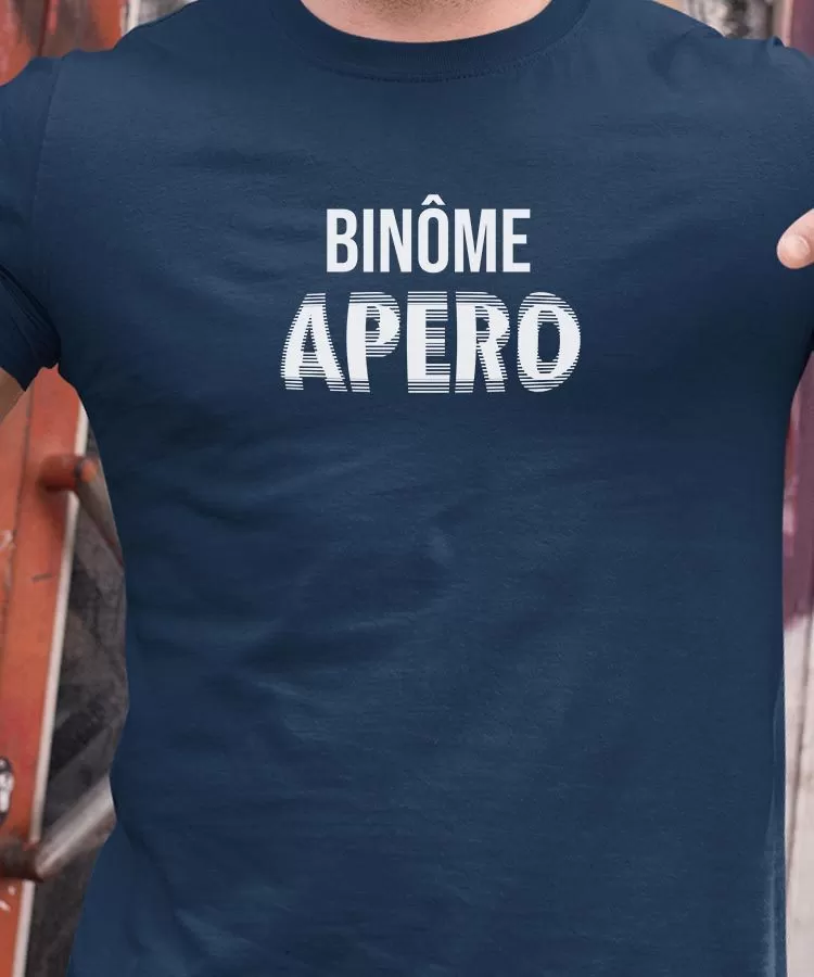 T-Shirt Binôme apéro face Pour homme