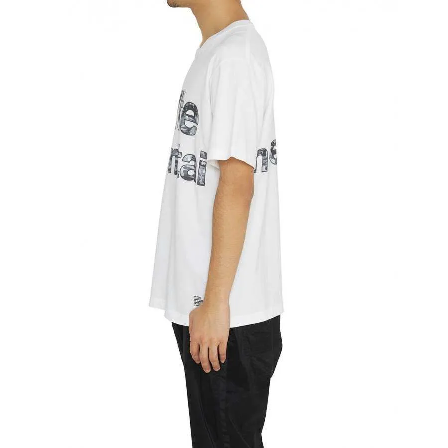 T-shirt Blanc imprimé "Camo Logo" | White Mountaineering