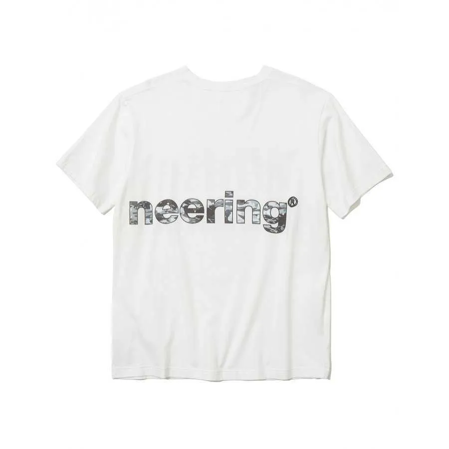 T-shirt Blanc imprimé "Camo Logo" | White Mountaineering