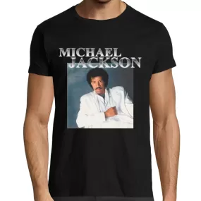 T-Shirt Bug | Homme humour | photo Lionel Richie | idée cadeau drôle | fan de Michael Jackson | 100% coton