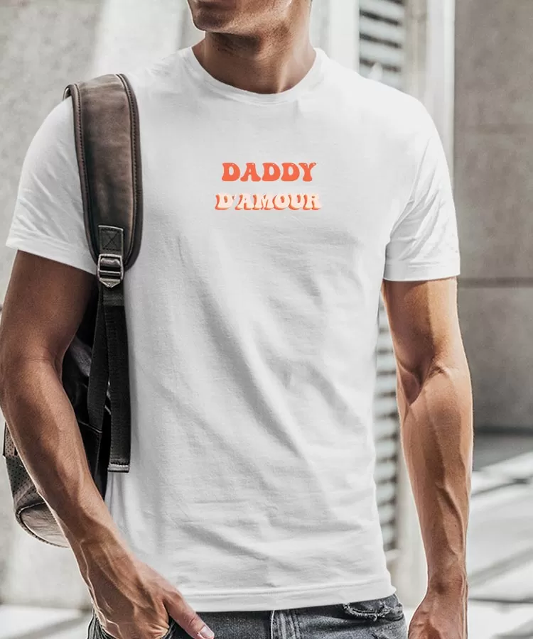 T-Shirt Daddy d'amour Pour homme