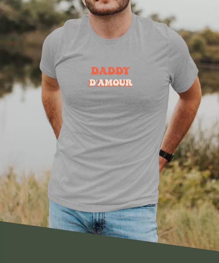 T-Shirt Daddy d'amour Pour homme