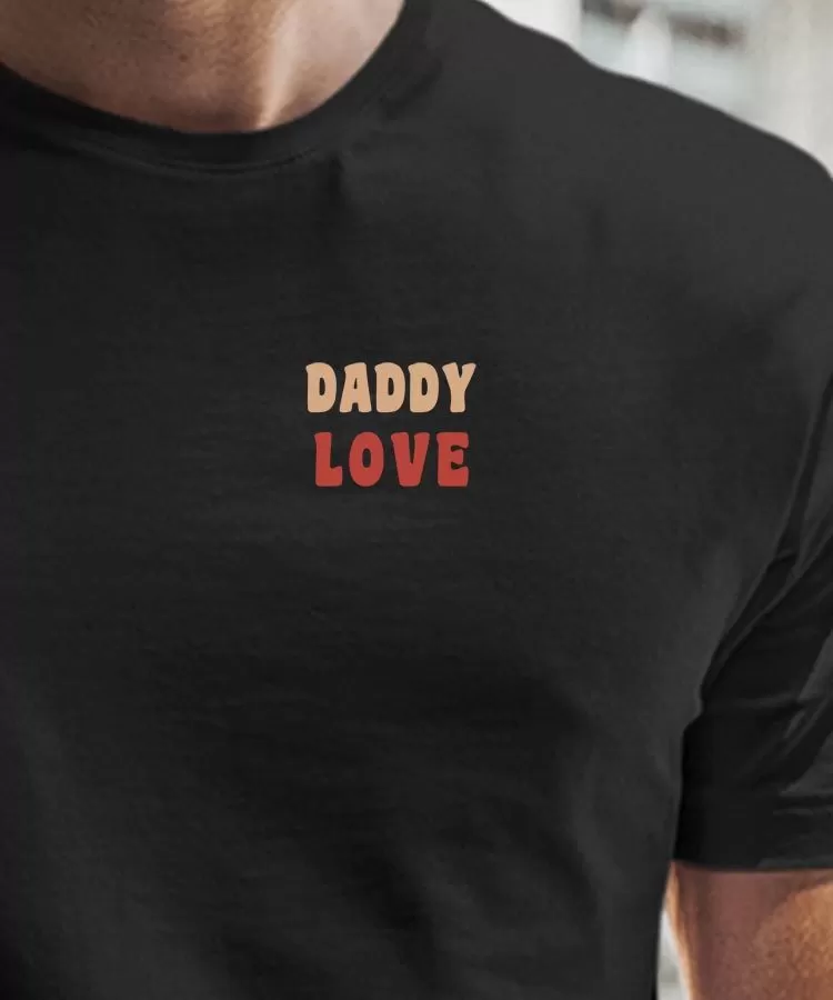 T-Shirt Daddy love Pour homme