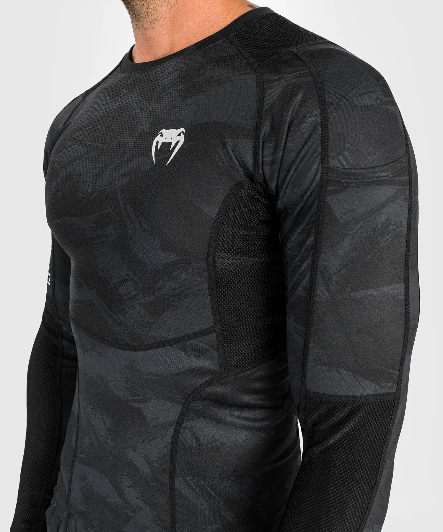 T-Shirt de Compression Venum Electron 3.0 - Manches Longues - Noir