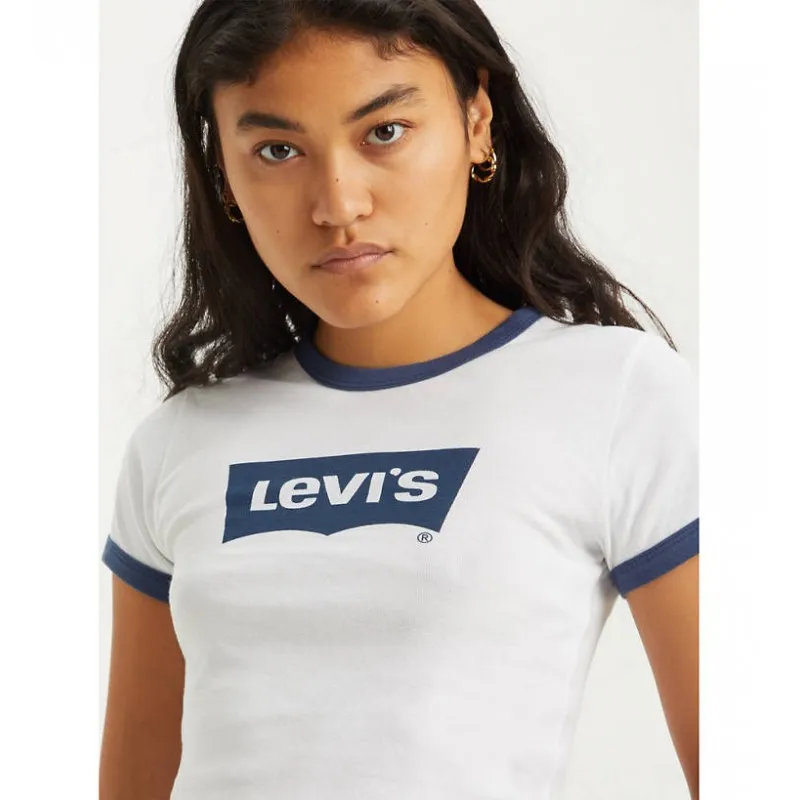 T-Shirt Femme Levi's® GRAPHIC RINGER MINI TEE