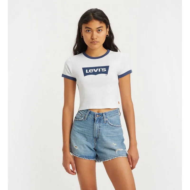 T-Shirt Femme Levi's® GRAPHIC RINGER MINI TEE