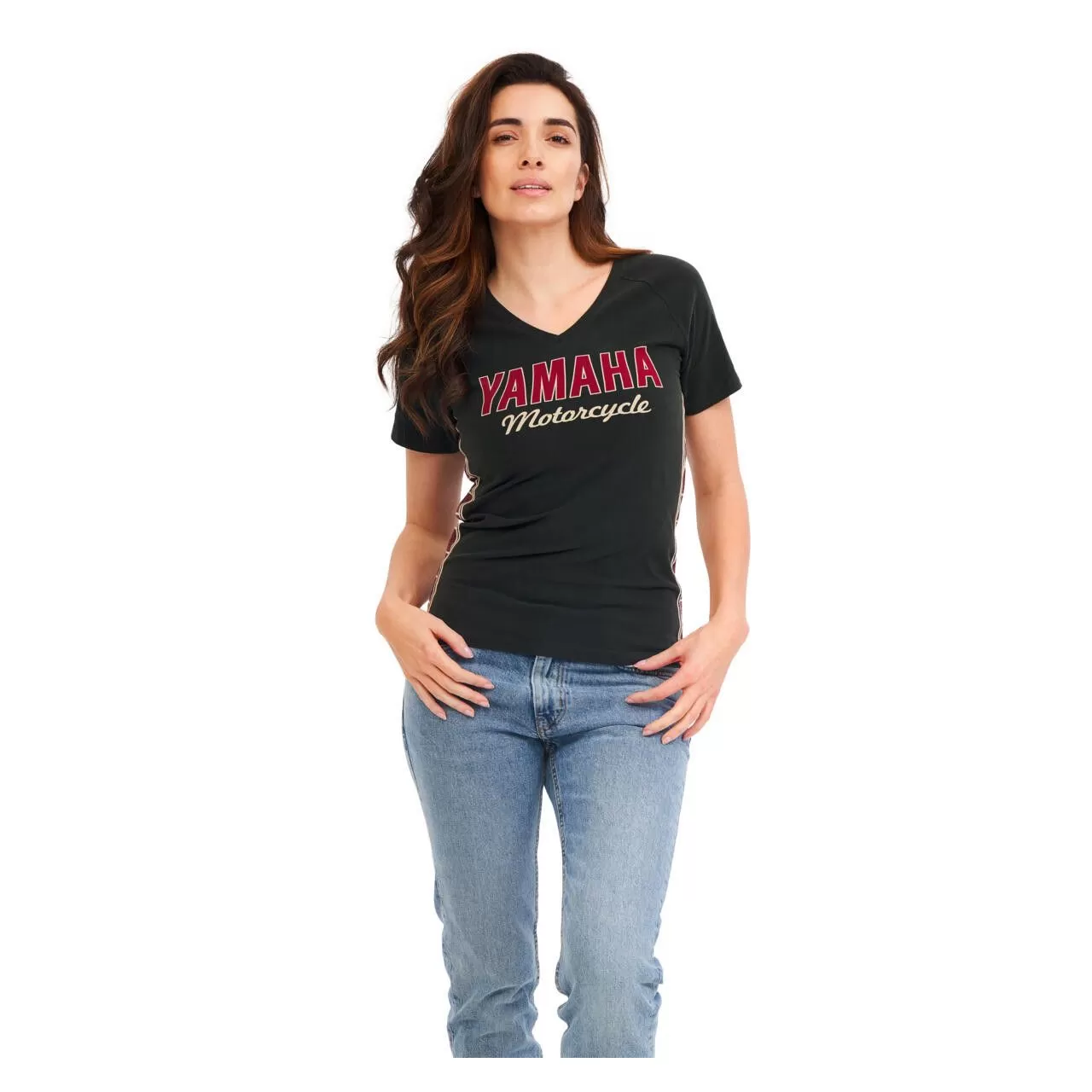 T-shirt femme Yamaha Faster Sons noir 2021