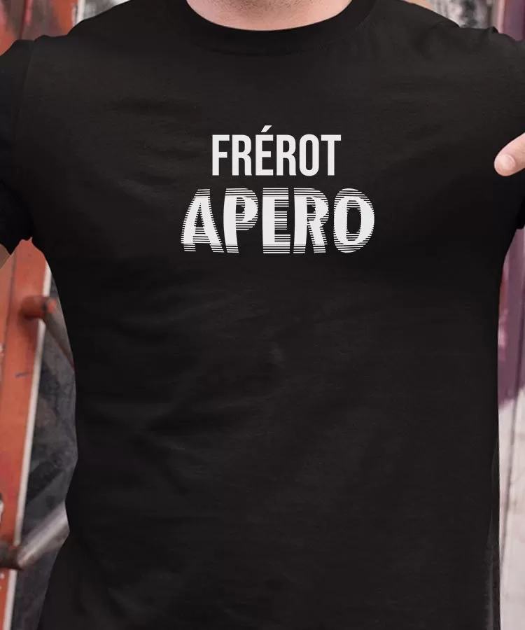 T-Shirt Frérot apéro face Pour homme