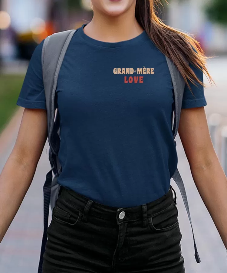 T-Shirt Grand-Mère love Pour femme