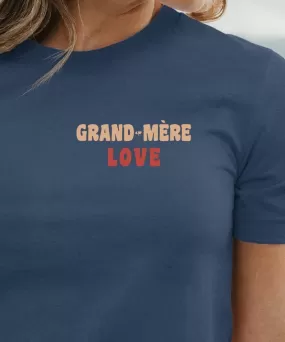 T-Shirt Grand-Mère love Pour femme