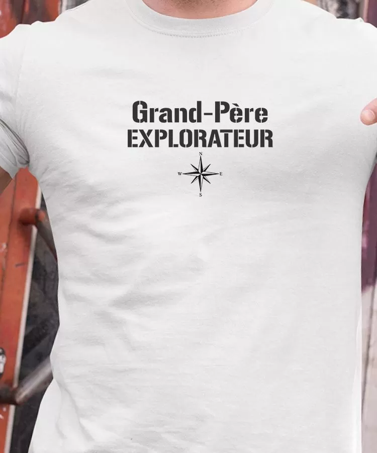 T-Shirt Grand-Père explorateur Pour homme