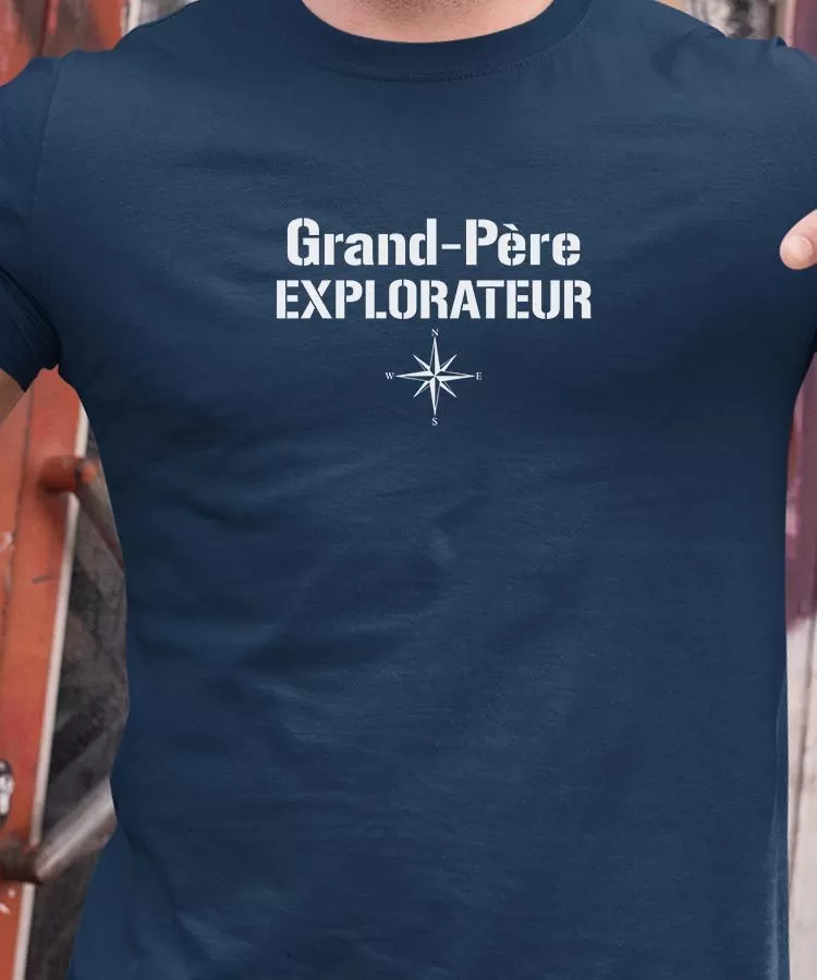 T-Shirt Grand-Père explorateur Pour homme