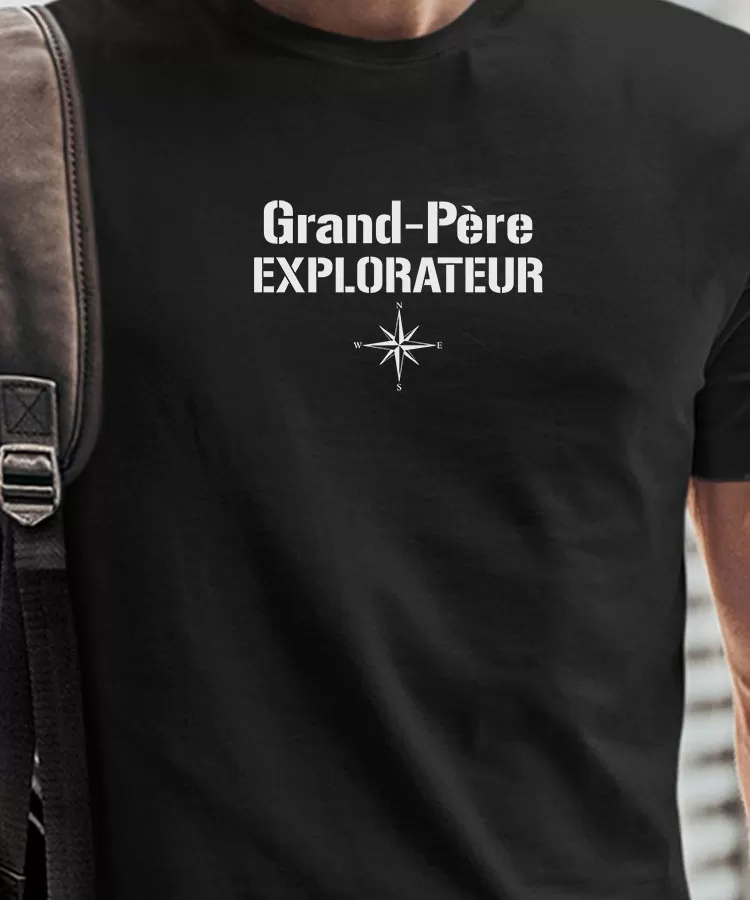 T-Shirt Grand-Père explorateur Pour homme