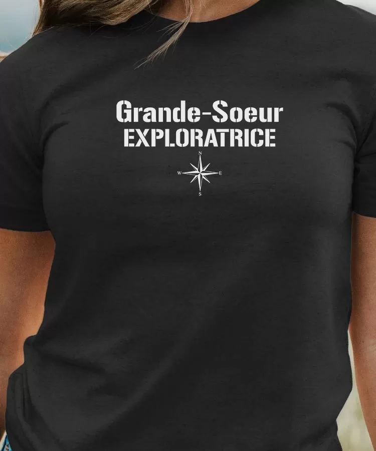 T-Shirt Grande-Soeur exploratrice Pour femme