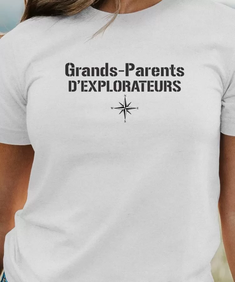 T-Shirt Grands-Parents d'explorateurs Pour femme