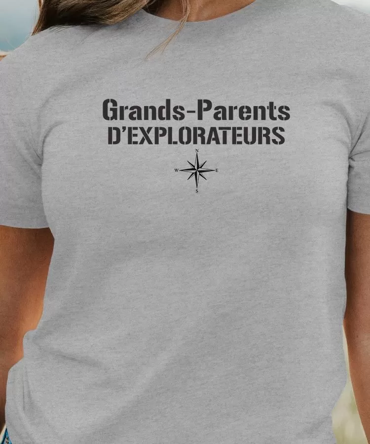 T-Shirt Grands-Parents d'explorateurs Pour femme