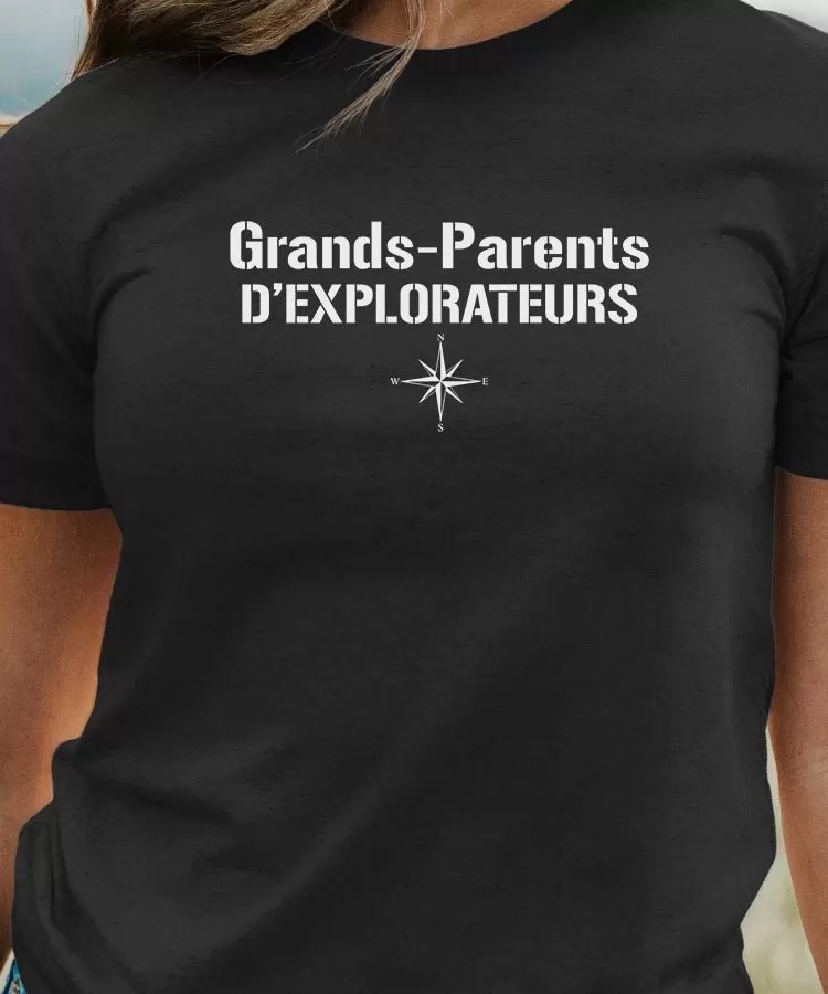 T-Shirt Grands-Parents d'explorateurs Pour femme