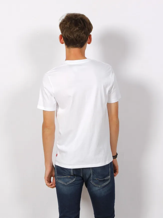 T-shirt graphic crewneck blanc homme - Levis | wimod