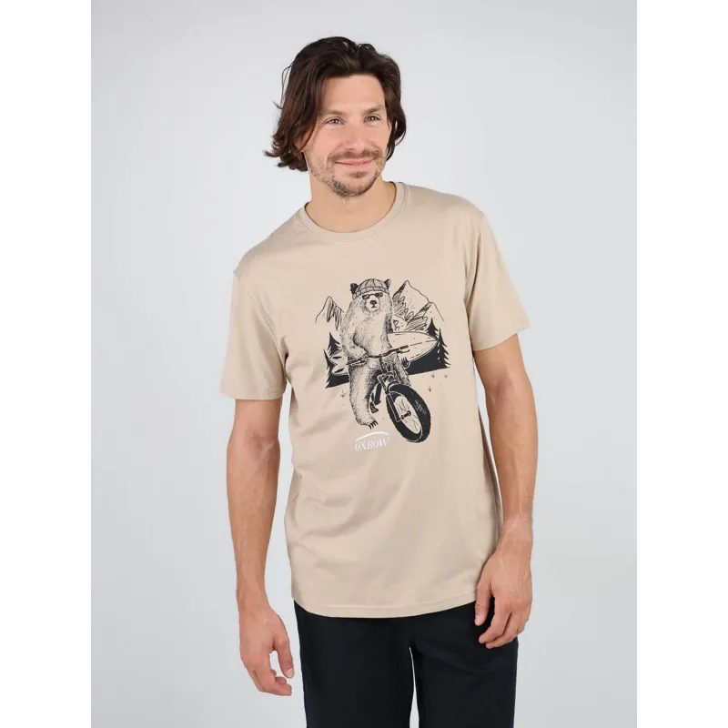 T-shirt graphic tatami blanc homme - Oxbow | wimod