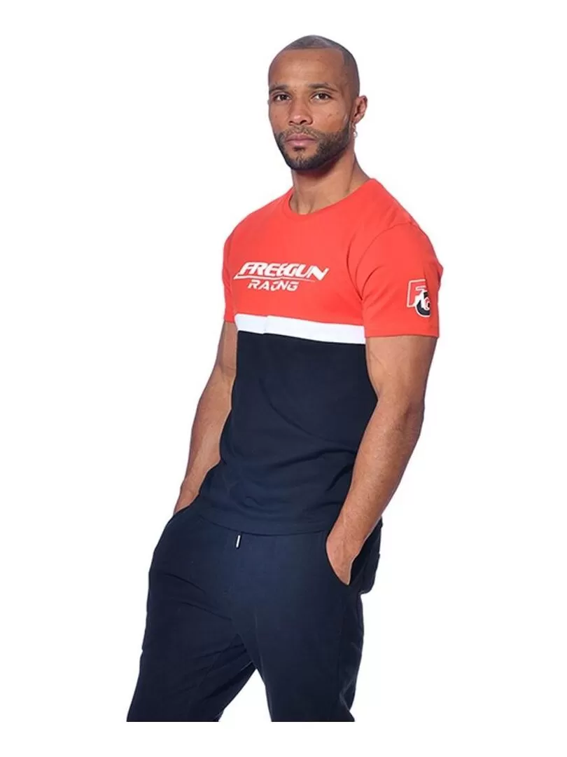 T-shirt homme Collection Racing Freegun - Rouge