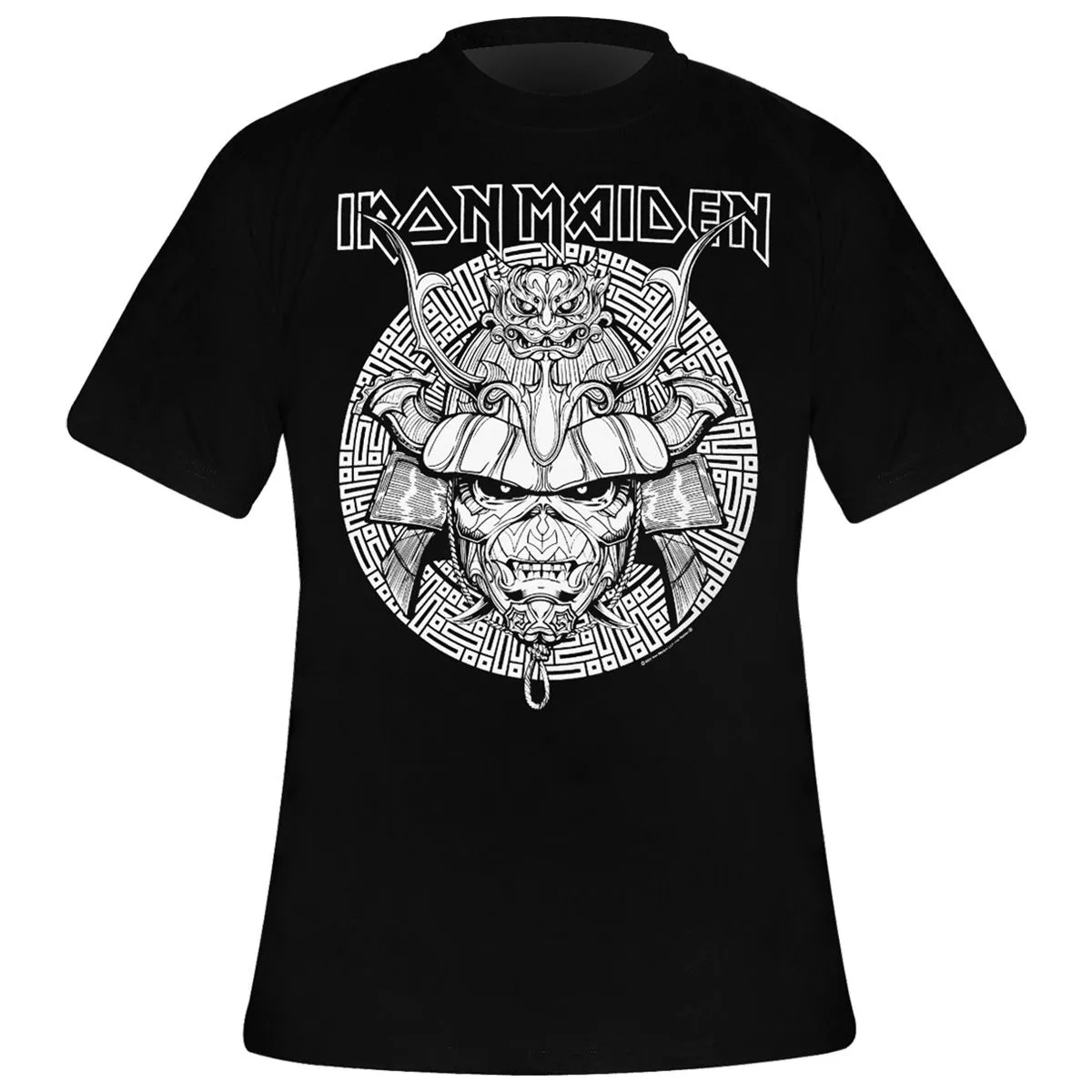 T-Shirt Homme IRON MAIDEN - Senjutsu Samurai Graphic White - Rock A Gogo