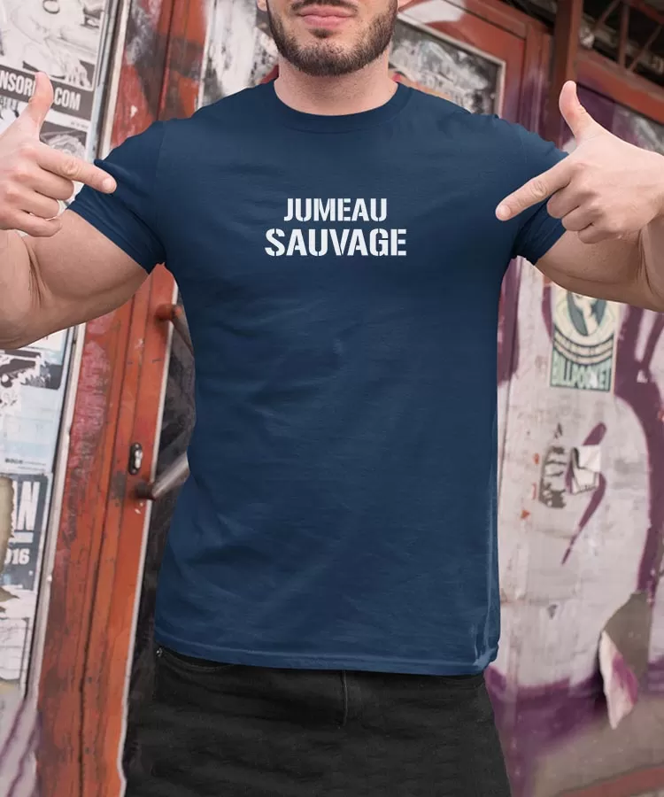 T-Shirt Jumeau sauvage Pour homme