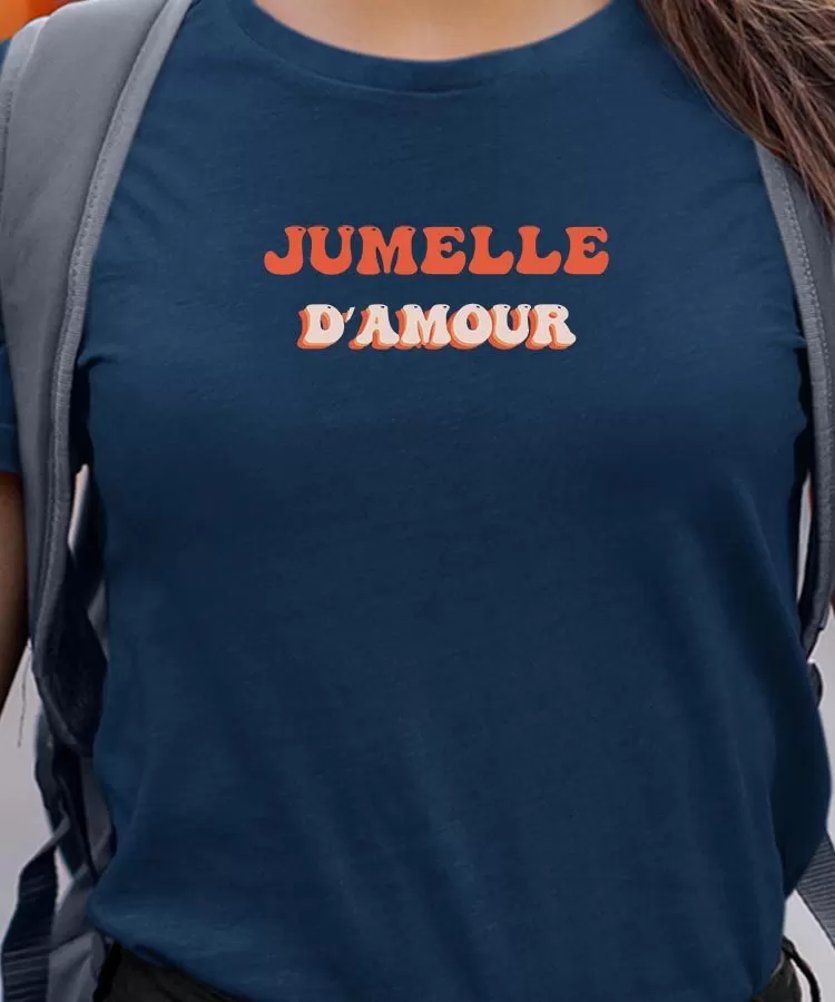 T-Shirt Jumelle d'amour Pour femme