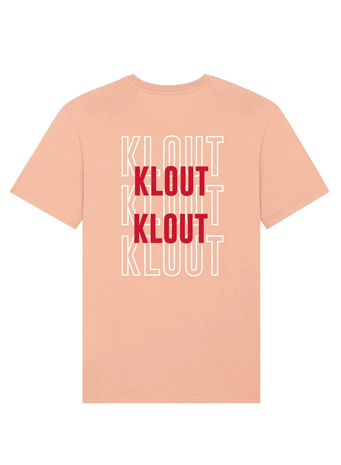 T-Shirt Klout Graphic Rosa Saumon