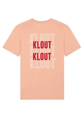 T-Shirt Klout Graphic Rosa Saumon