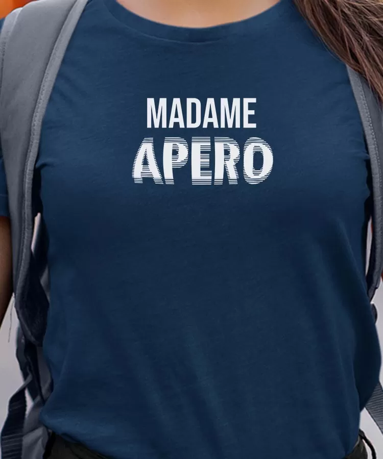 T-Shirt Madame apéro face Pour femme