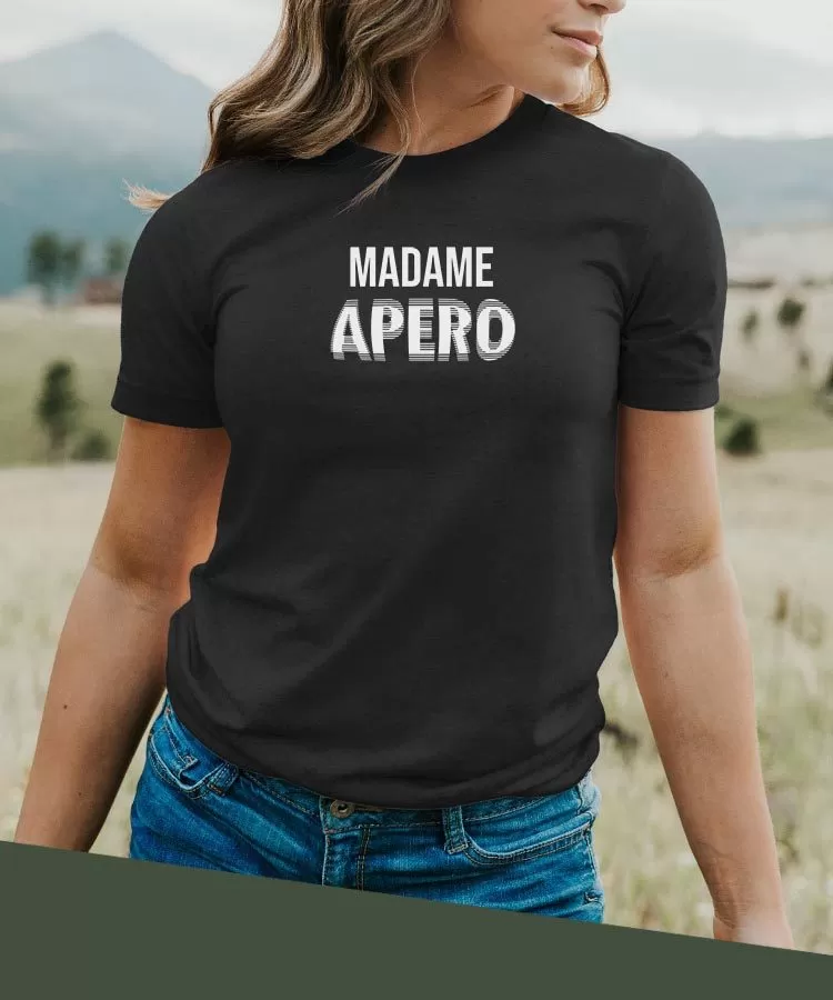 T-Shirt Madame apéro face Pour femme