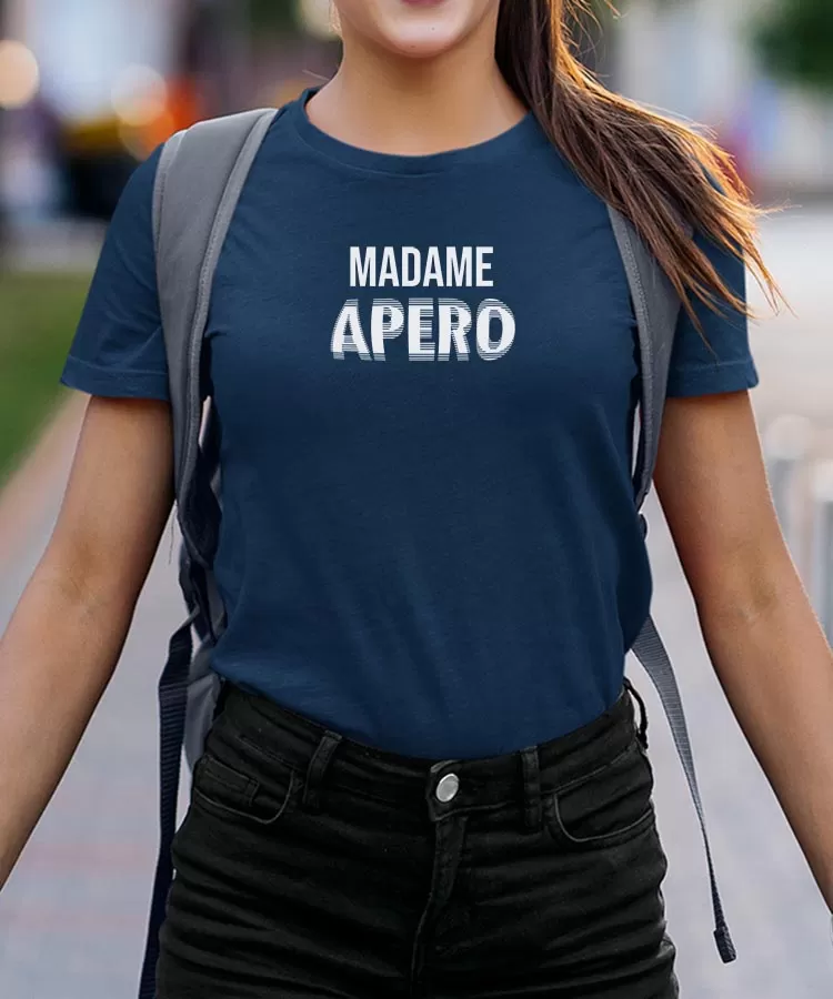 T-Shirt Madame apéro face Pour femme