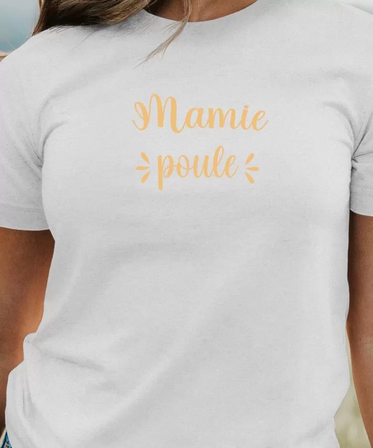 T-Shirt Mamie poule Pour femme