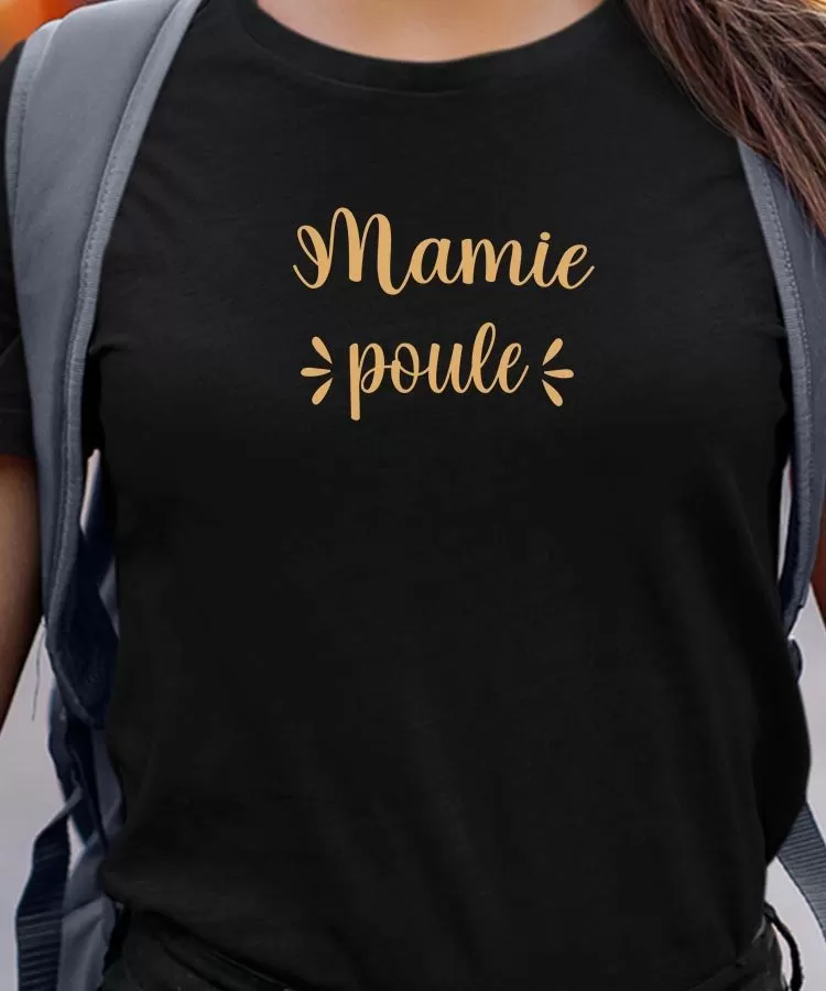 T-Shirt Mamie poule Pour femme