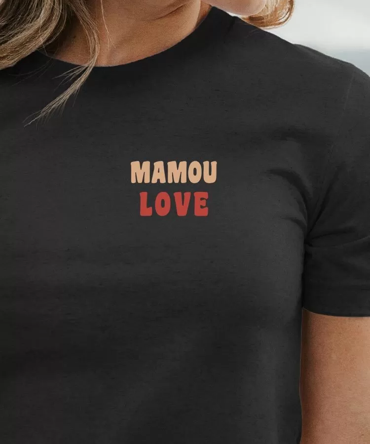 T-Shirt Mamou love Pour femme