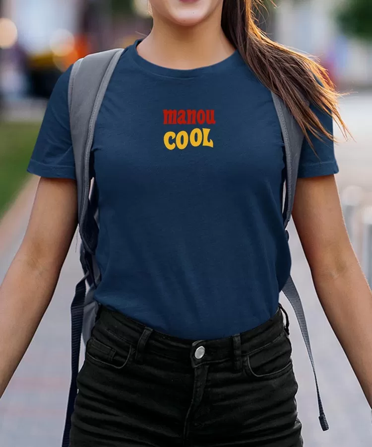 T-Shirt Manou cool disco Pour femme