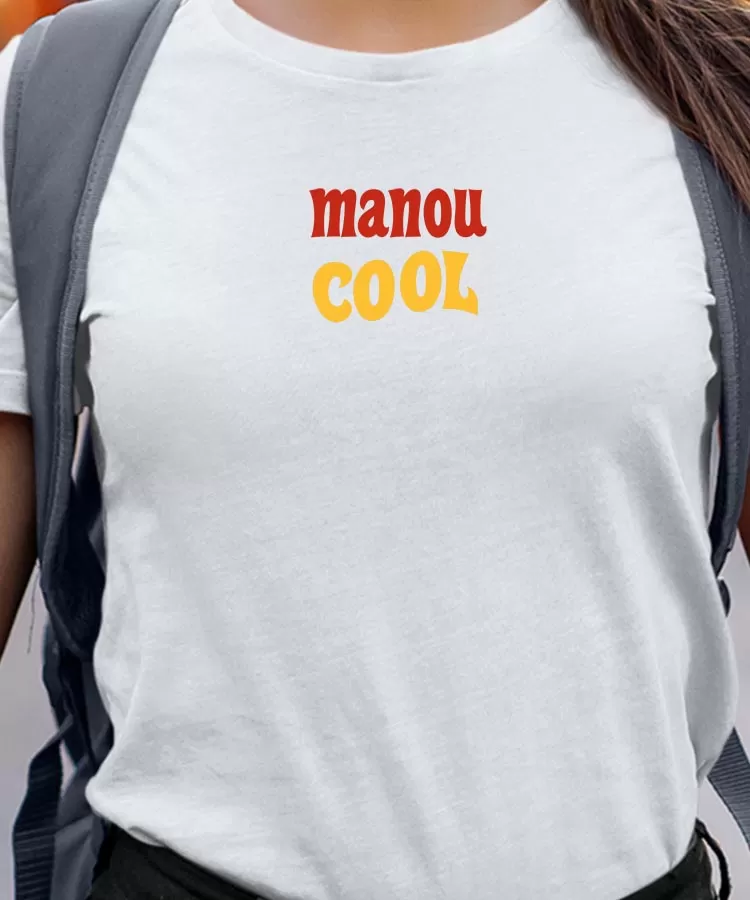 T-Shirt Manou cool disco Pour femme