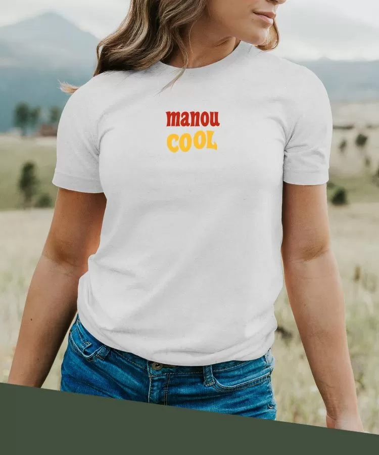 T-Shirt Manou cool disco Pour femme