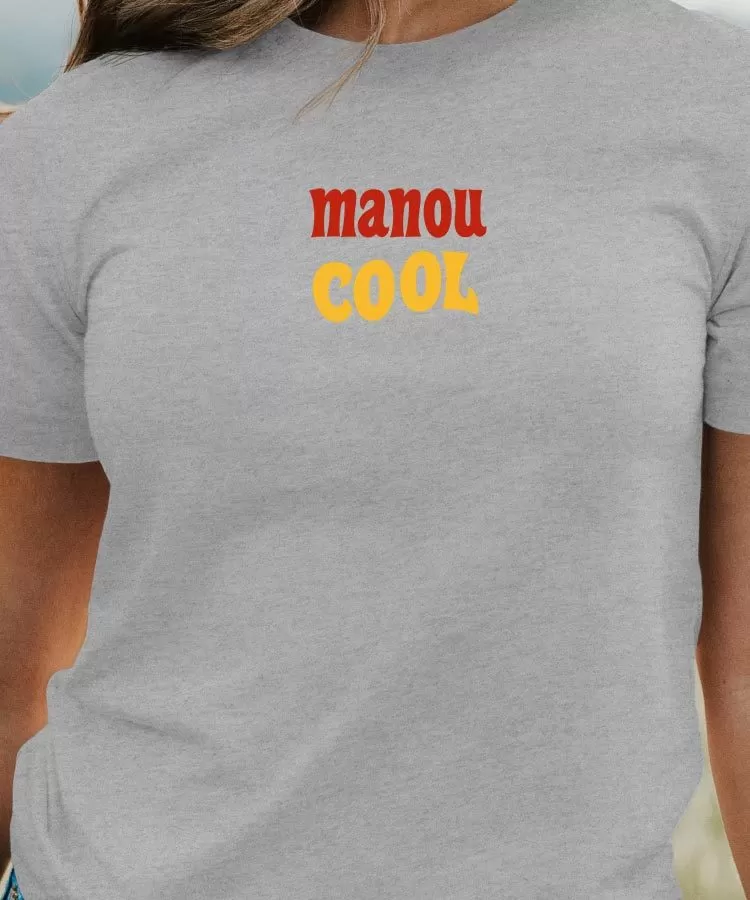 T-Shirt Manou cool disco Pour femme