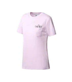 T-shirt Mauve Femme Adidas Graphic