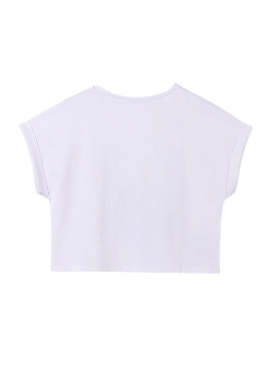 T-shirt Mayoral Graphic Blanc Pour Fille