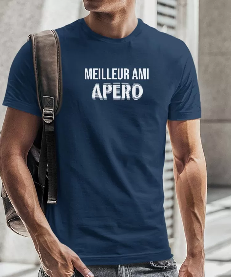 T-Shirt Meilleur Ami apéro face Pour homme