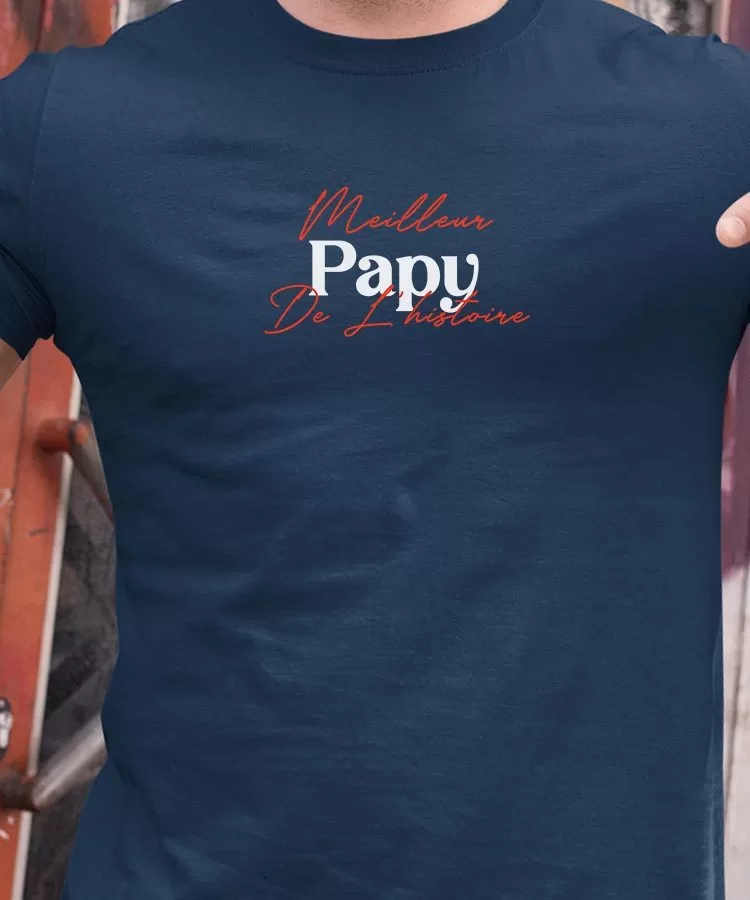 T-Shirt Meilleur Papy de l'histoire Pour homme