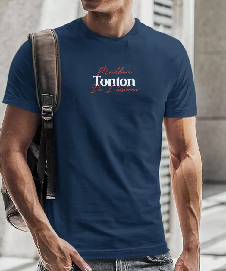 T-Shirt Meilleur Tonton de l'histoire Pour homme