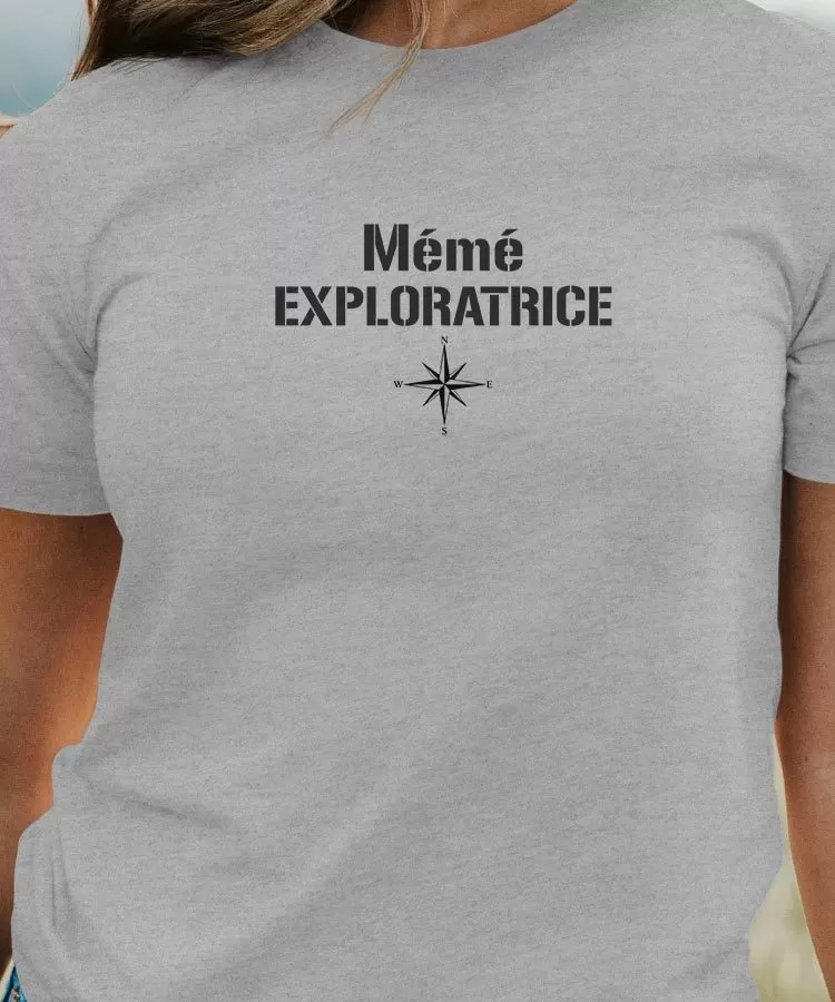 T-Shirt Mémé exploratrice Pour femme