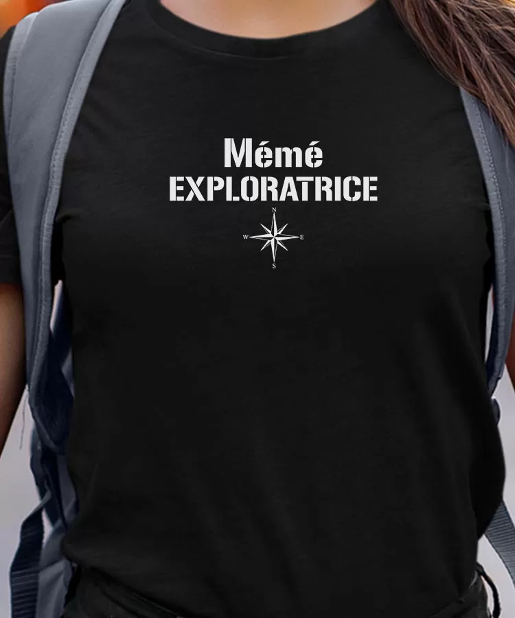 T-Shirt Mémé exploratrice Pour femme