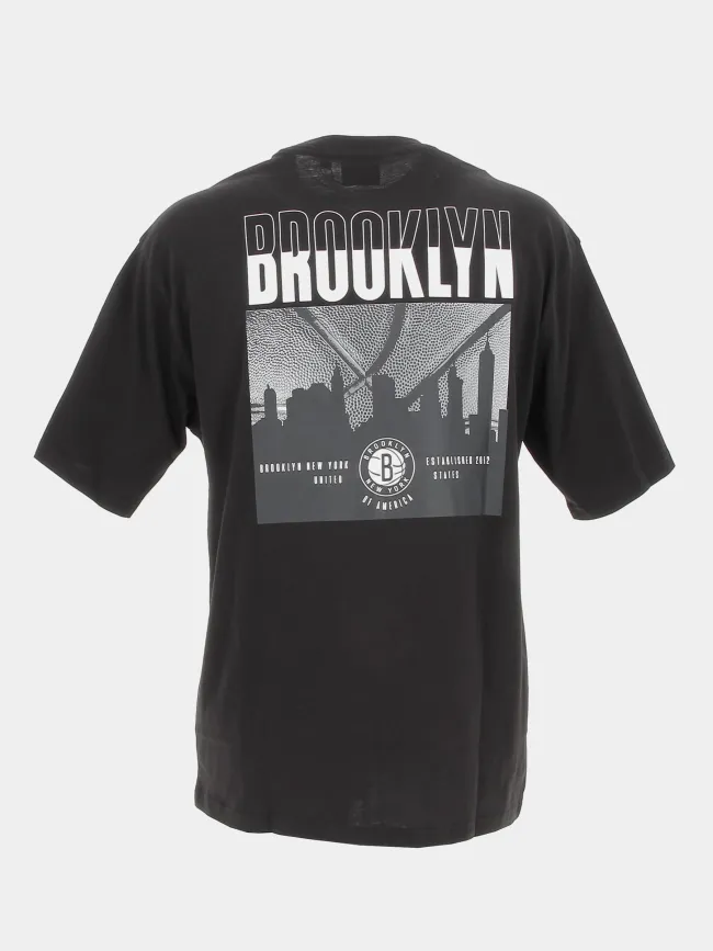 T-shirt nba city graphic brooklyn noir homme - New era | wimod