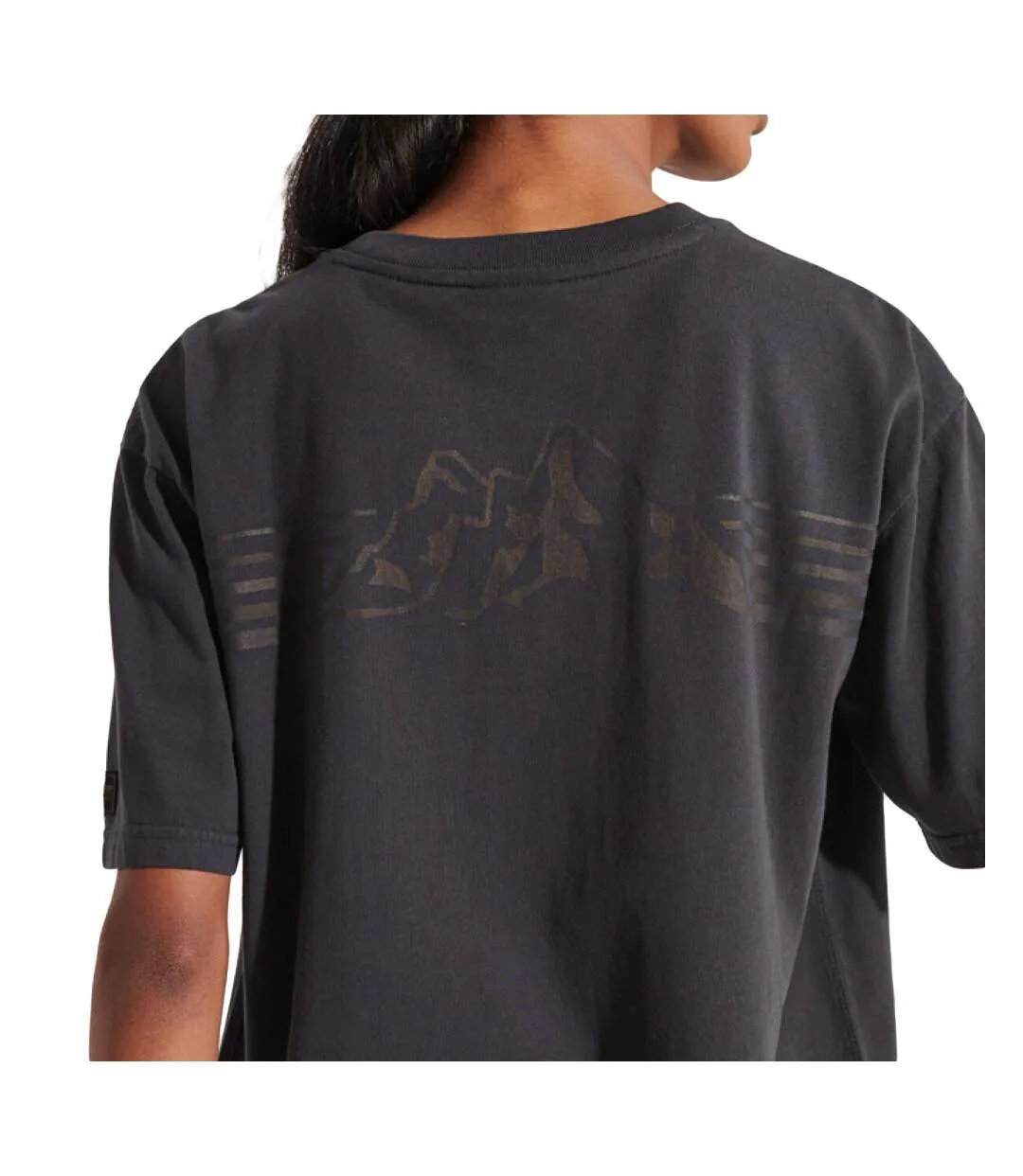 T-shirt Noir Femme Superdry Expedition Graphic