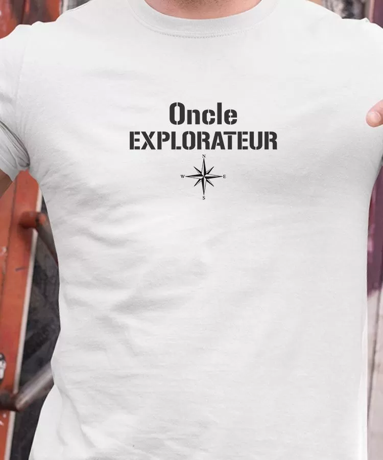 T-Shirt Oncle explorateur Pour homme