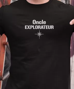 T-Shirt Oncle explorateur Pour homme